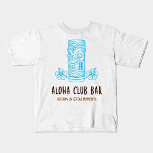 Hawaiian Tiki Bar Hawaii Kids T-Shirt